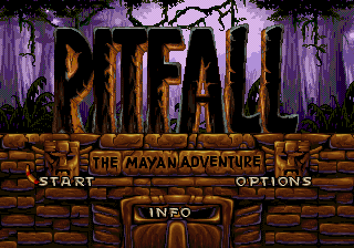 Pitfall - The Mayan Adventure Title Screen